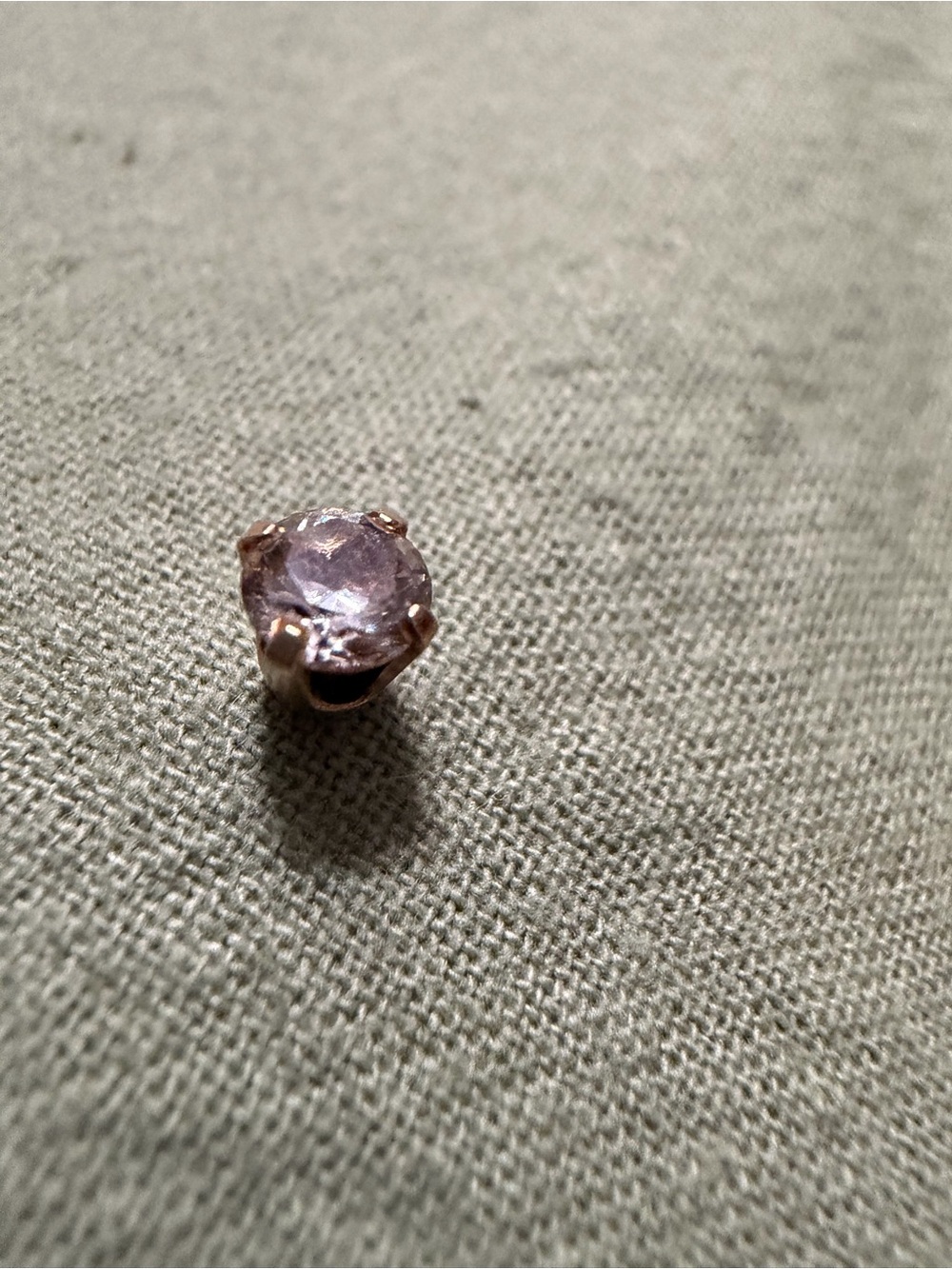 Diamond Stud Earring - in 14K Gold Setting
